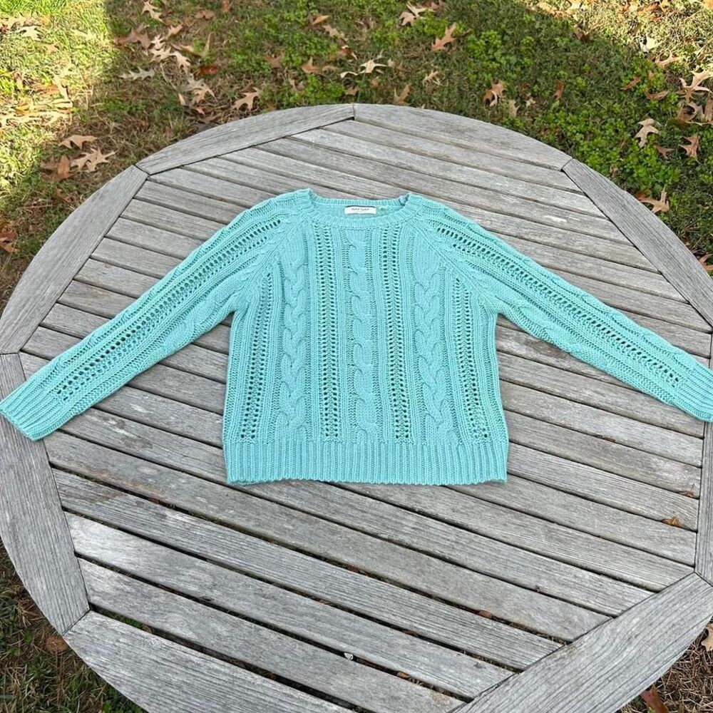 Naf naf blue lightweight sweater‎ size small